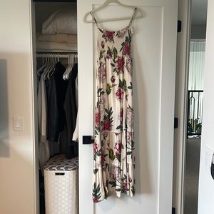 Adjustable Floral Maxi Dress